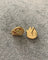 Disney Couture Kingdom - Star Wars - Millennium Falcon Stud Earrings Yellow Gold