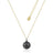 Disney Couture Kingdom - Star Wars - Death Star Necklace Yellow Gold and Gunmetal Plated
