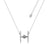 Disney Couture Kingdom - Star Wars - TIE Fighter Necklace White Gold