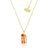 Disney Couture Kingdom - Star Wars - Mandalorian Horizon Necklace Yellow Gold