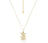 Disney Couture Kingdom - D100 - Star Wars Mandalorian Grogu Facet Necklace Gold