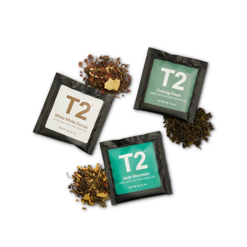 T2 x10 Loose Leaf Teas Box - Sips Green