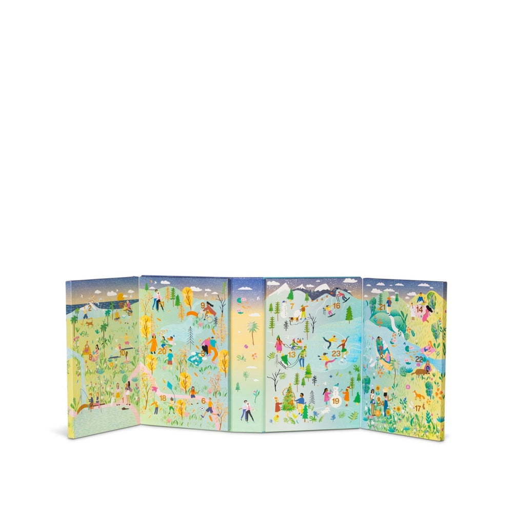 T2 Christmas Loose Leaf Advent Calendar - 24 Reasons To Smile