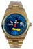 The Original Mickey Collection Watch - Collectors Edition Gold + Blue 35mm Ft Mickey