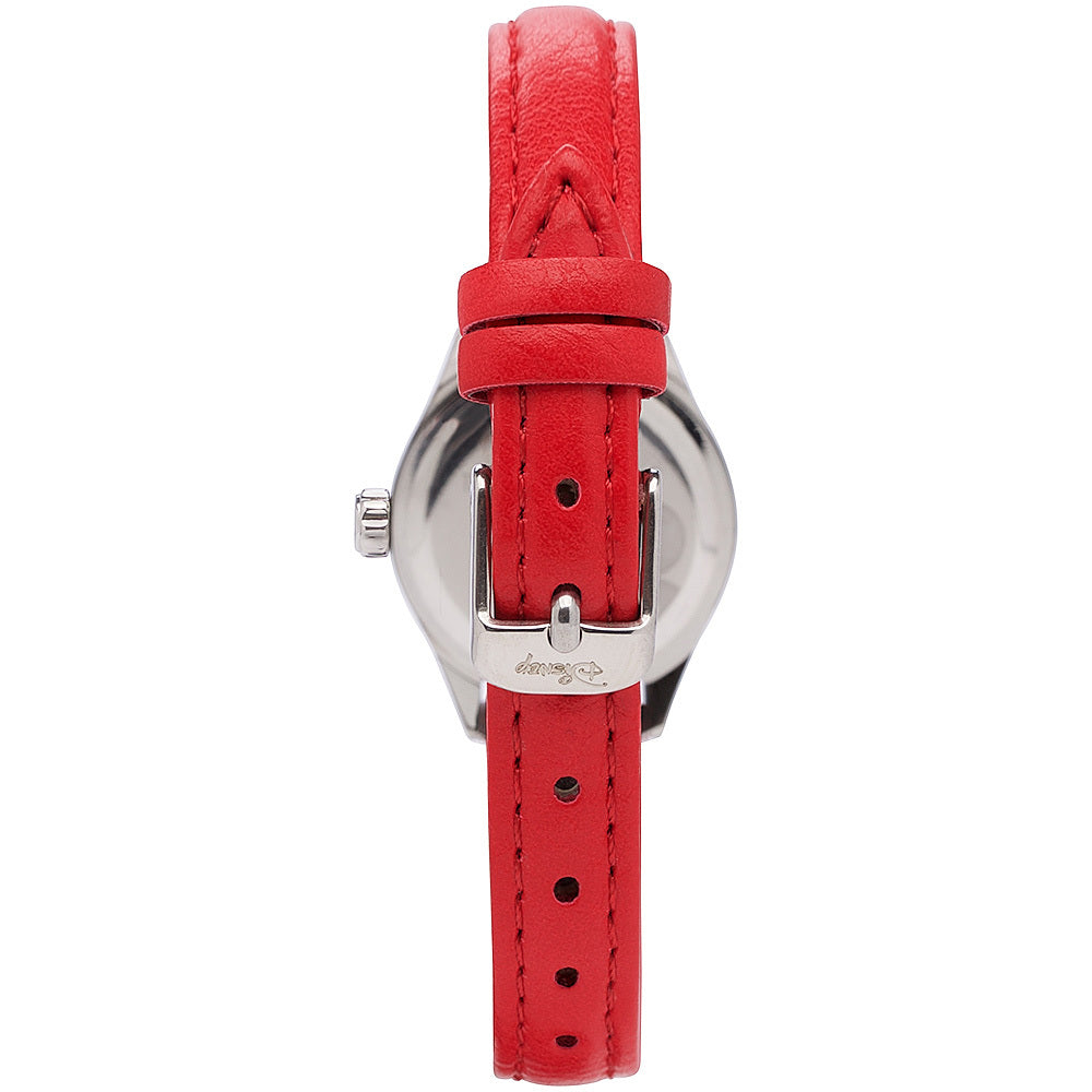 The Original Mickey Collection Watch - Silver + Red 25mm Ft Minnie