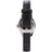 The Original Mickey Collection Watch - Silver + Black 25mm Ft Minnie