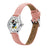 The Original Mickey Collection Watch - Silver + Croc Pink 25mm Ft Minnie
