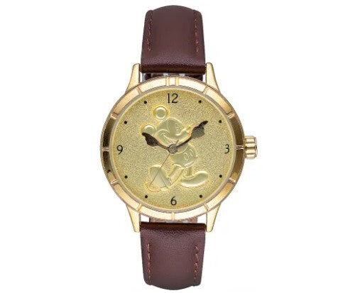 The Original Mickey Collection Watch - Sculpted Dial Gold 31mm Ft Mickey