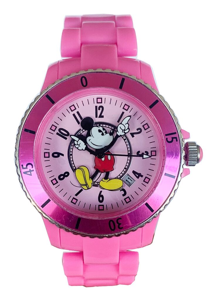 The Original Mickey Collection Watch - Sports Pink + Pink 40mm Ft Mickey