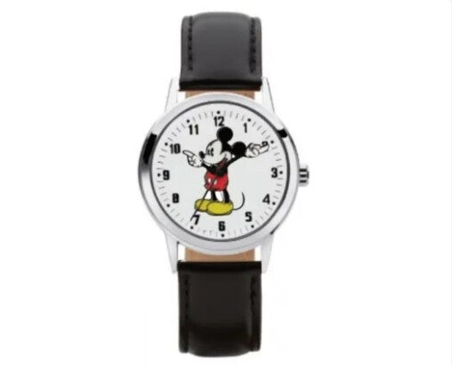 The Original Mickey Collection Watch - Bold Black + White 35mm Ft Mickey