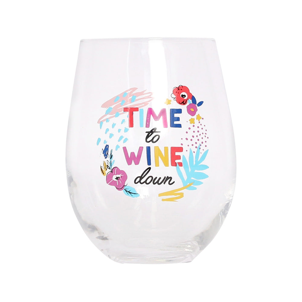 Splosh Teacher Time to Wine Glass