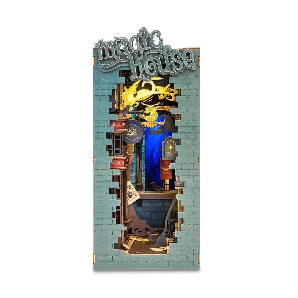 Rolife Wooden Model - DIY Miniature House Book Nook Magic House