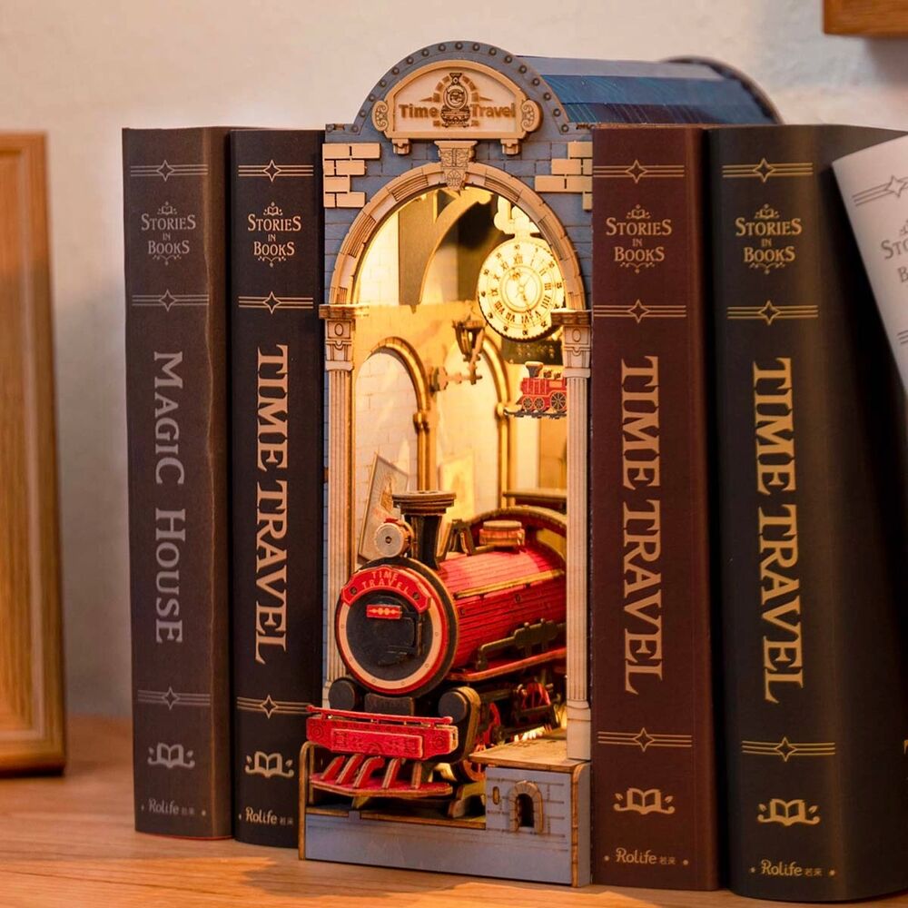 Rolife Wooden Model - DIY Miniature House Book Nook Time Travel