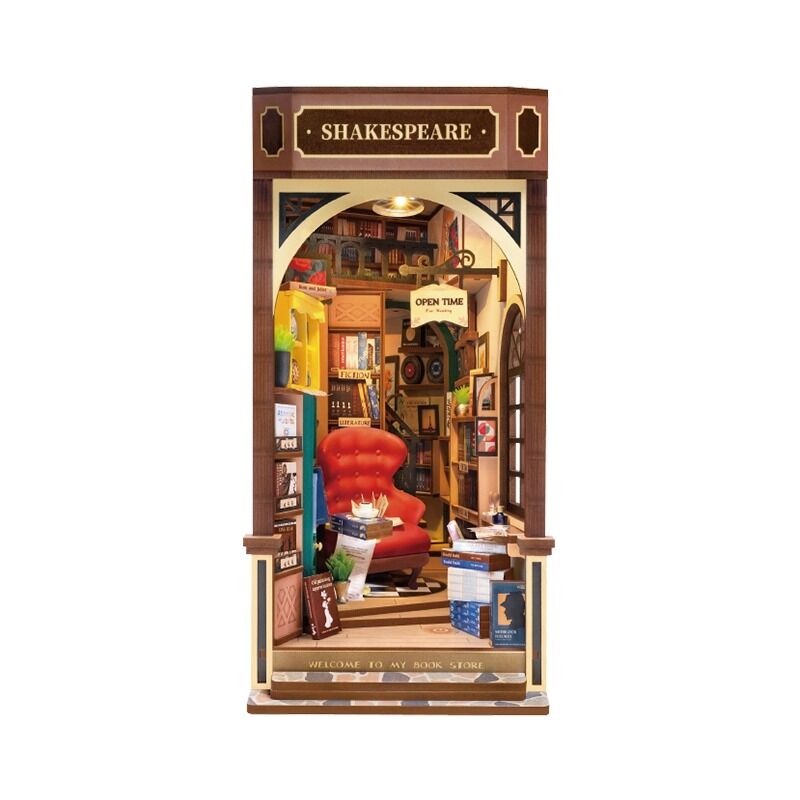 Rolife Wooden Model - DIY Miniature House Book Nook Bookstore