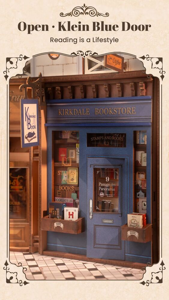 Rolife Wooden Model - DIY Miniature House Book Nook Arcade Dating