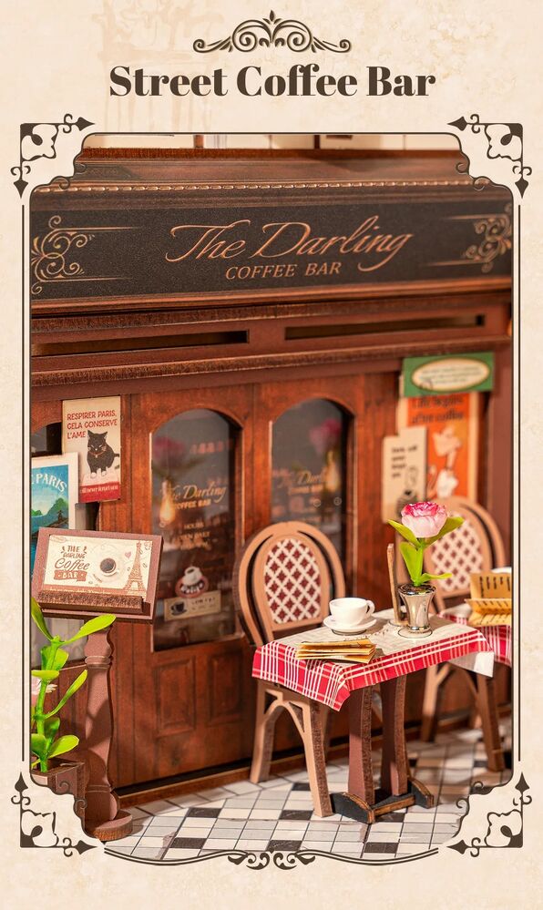 Rolife Wooden Model - DIY Miniature House Book Nook Arcade Dating