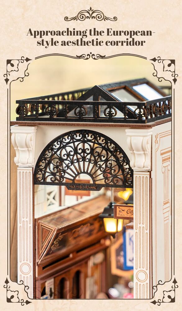 Rolife Wooden Model - DIY Miniature House Book Nook Arcade Dating