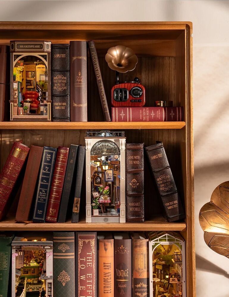 Rolife Wooden Model - DIY Miniature House Book Nook Arcade Dating