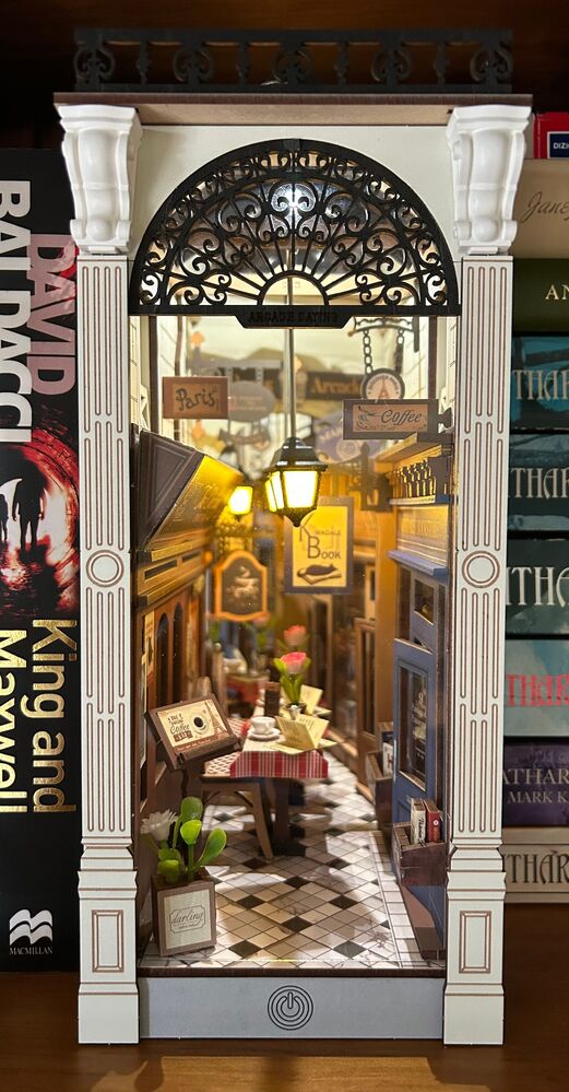 Rolife Wooden Model - DIY Miniature House Book Nook Arcade Dating