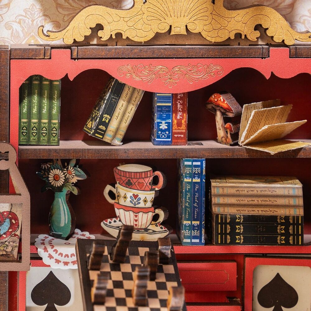 Rolife Wooden Model - DIY Miniature House Book Nook Fall Into Wonder
