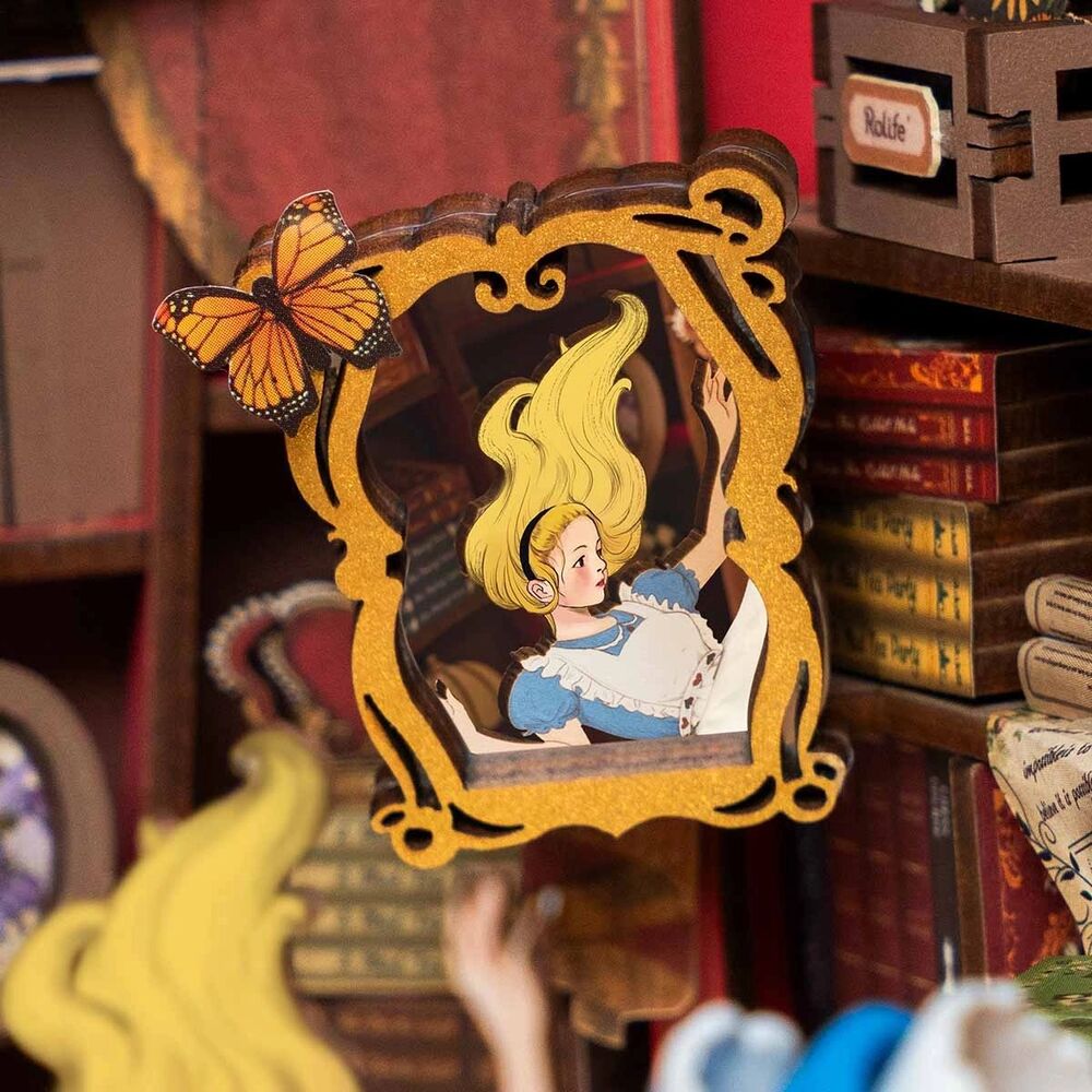 Rolife Wooden Model - DIY Miniature House Book Nook Fall Into Wonder