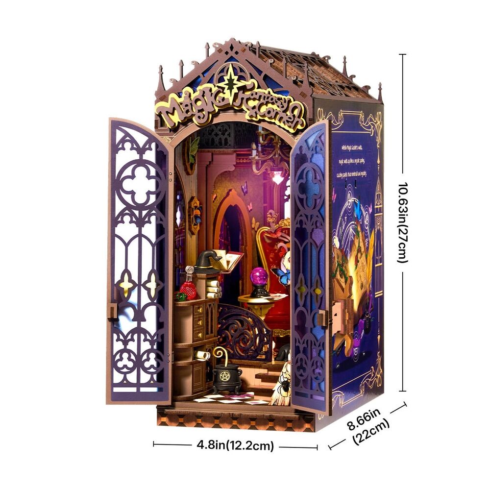 Rolife Wooden Model - DIY Miniature House Book Nook Magic Fantasy Corner