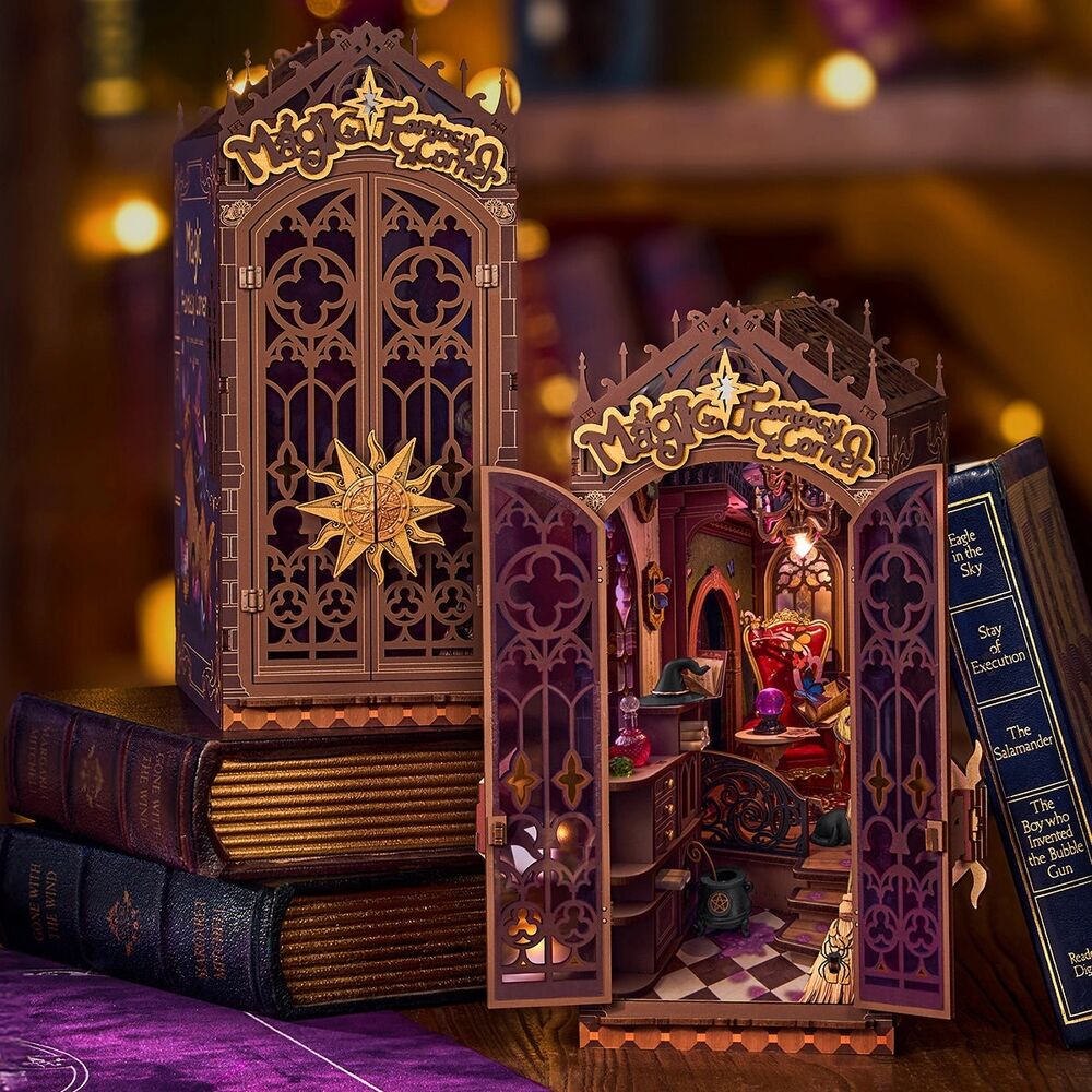 Rolife Wooden Model - DIY Miniature House Book Nook Magic Fantasy Corner