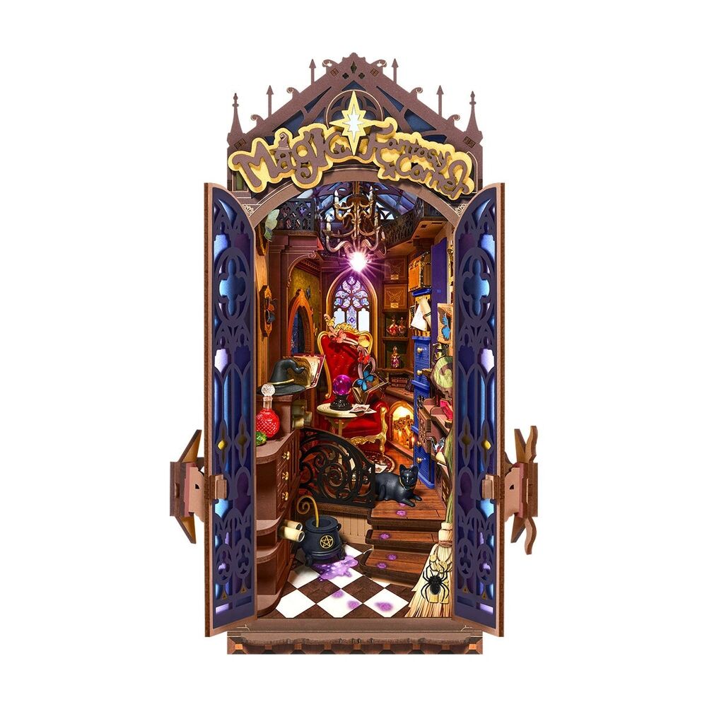 Rolife Wooden Model - DIY Miniature House Book Nook Magic Fantasy Corner