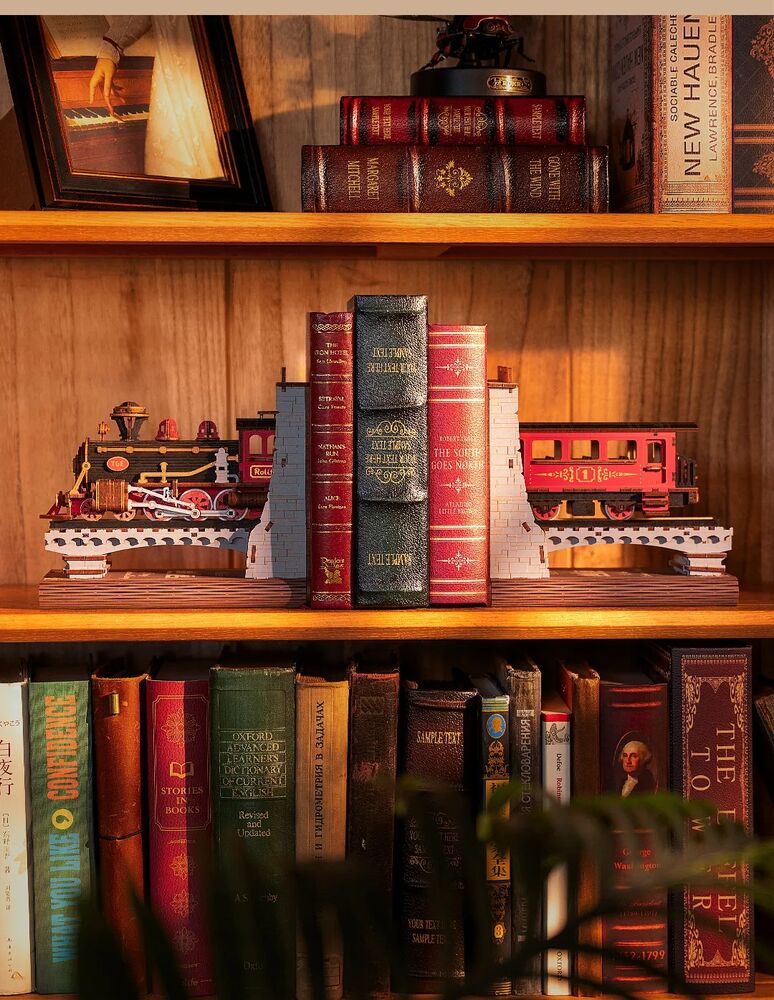 Rolife Wooden Model - DIY Miniature House Book Nook Century Train