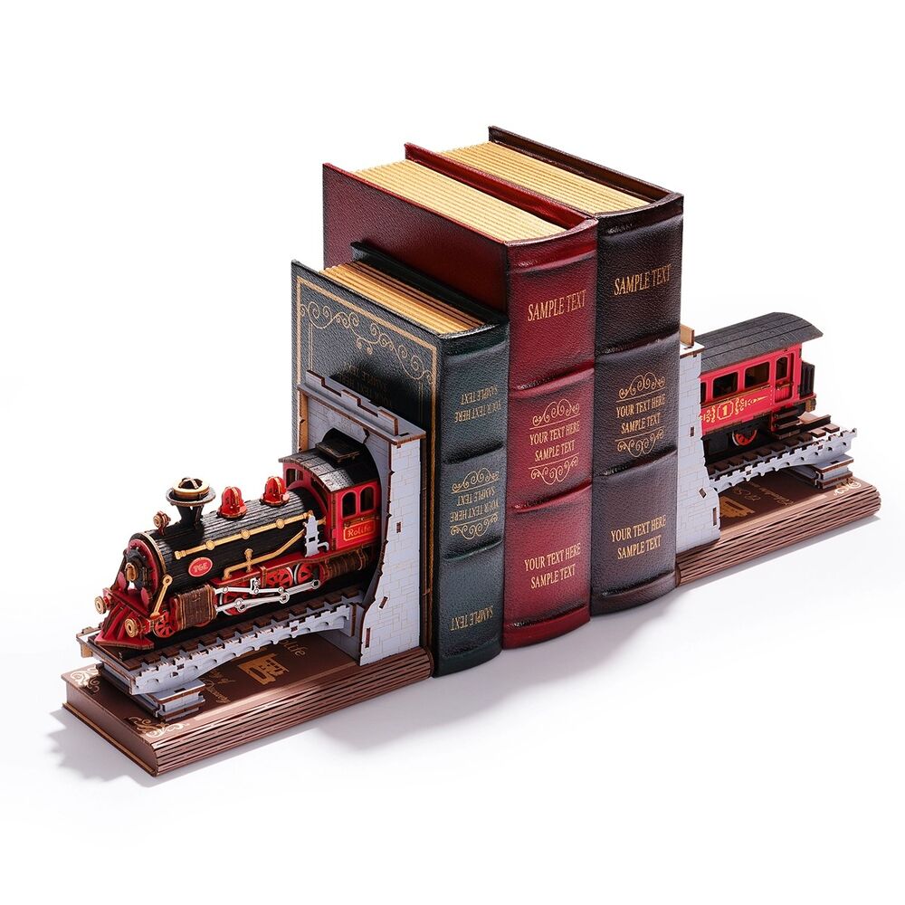 Rolife Wooden Model - DIY Miniature House Book Nook Century Train