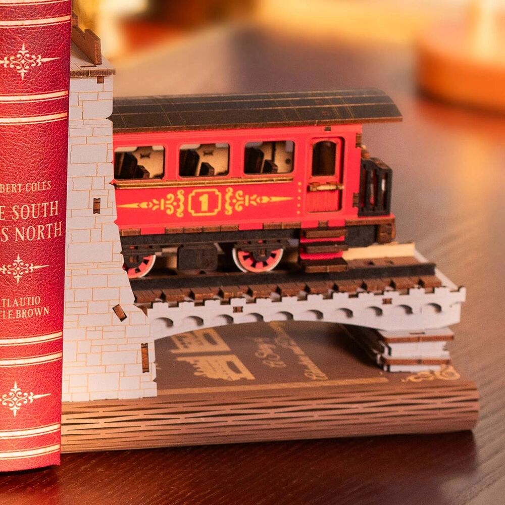 Rolife Wooden Model - DIY Miniature House Book Nook Century Train