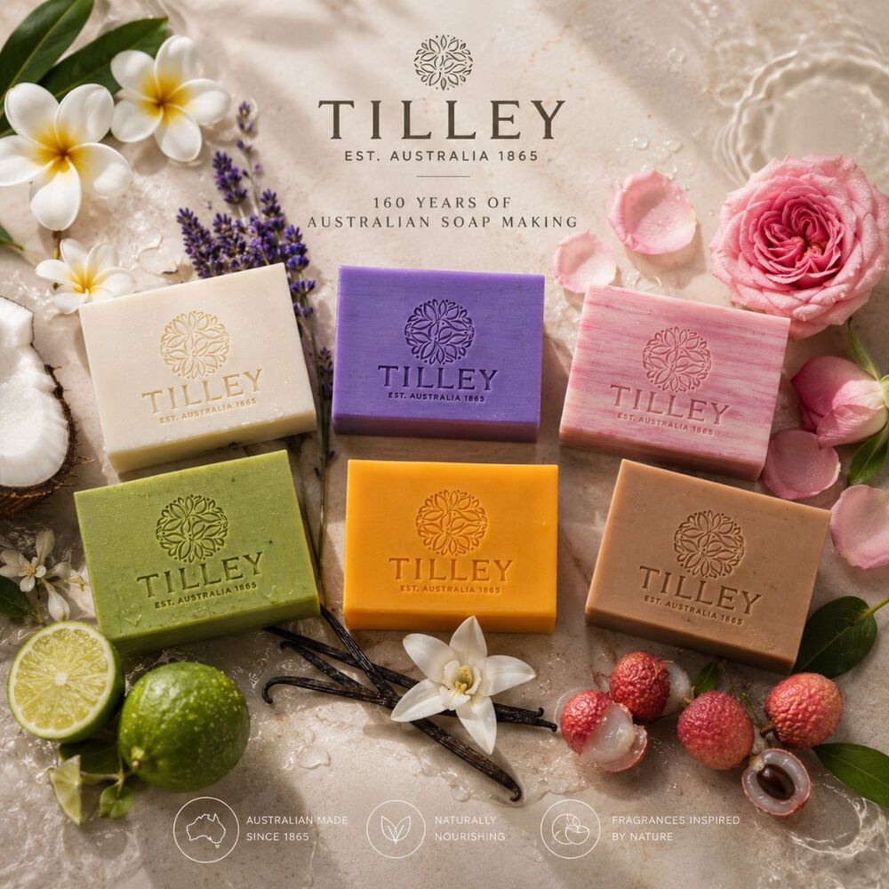 Tilley Fragranced Vegetable Soap - Pink Lychee
