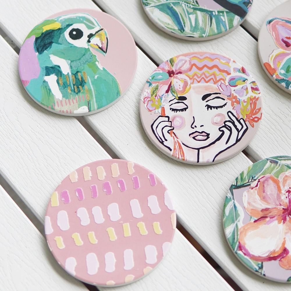 Splosh Talulah - Abstract Ceramic Coaster