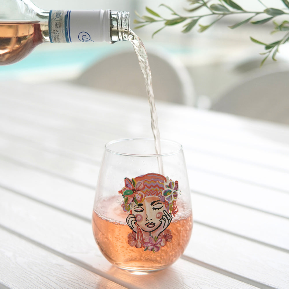Splosh Talulah - Lady Stemless Wine Glass