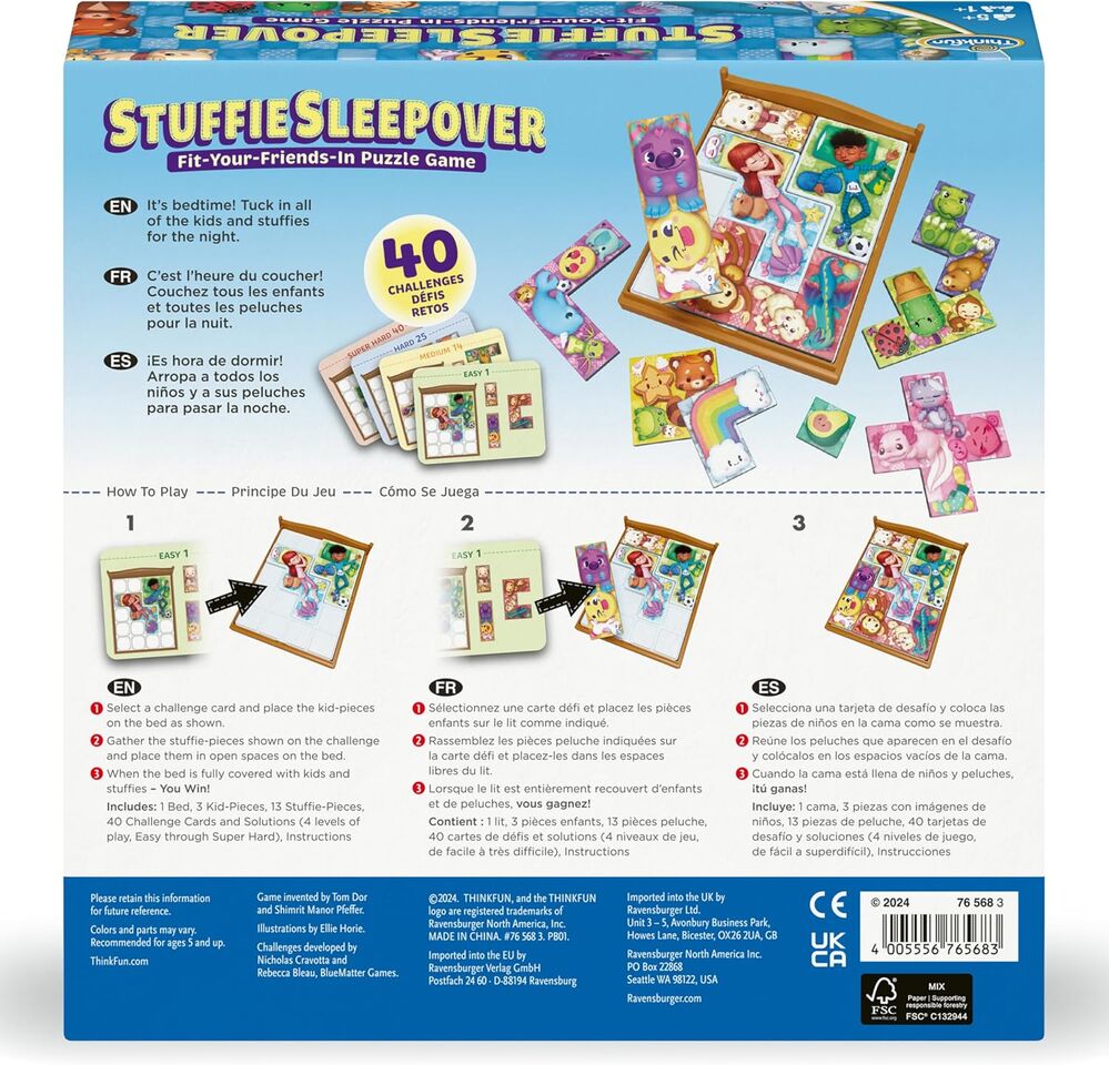 ThinkFun - Stuffie Sleepover