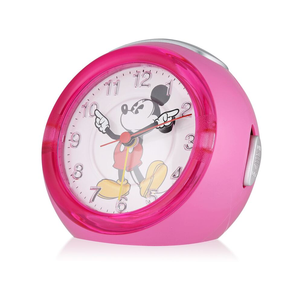 The Original Mickey Collection Mickey Mouse Musical Alarm Clock - Pink