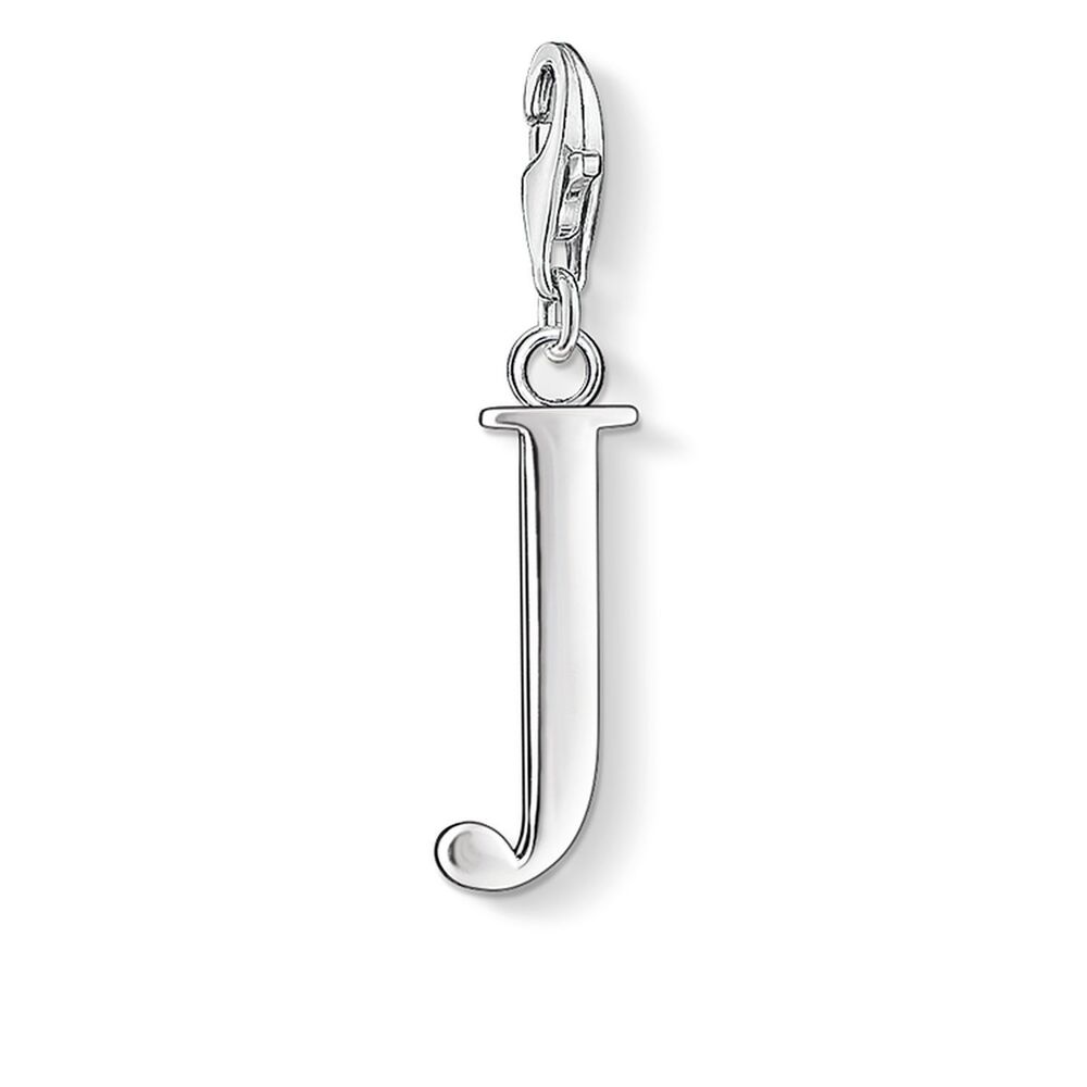 Thomas Sabo Charm Club - "J" Silver Pendant