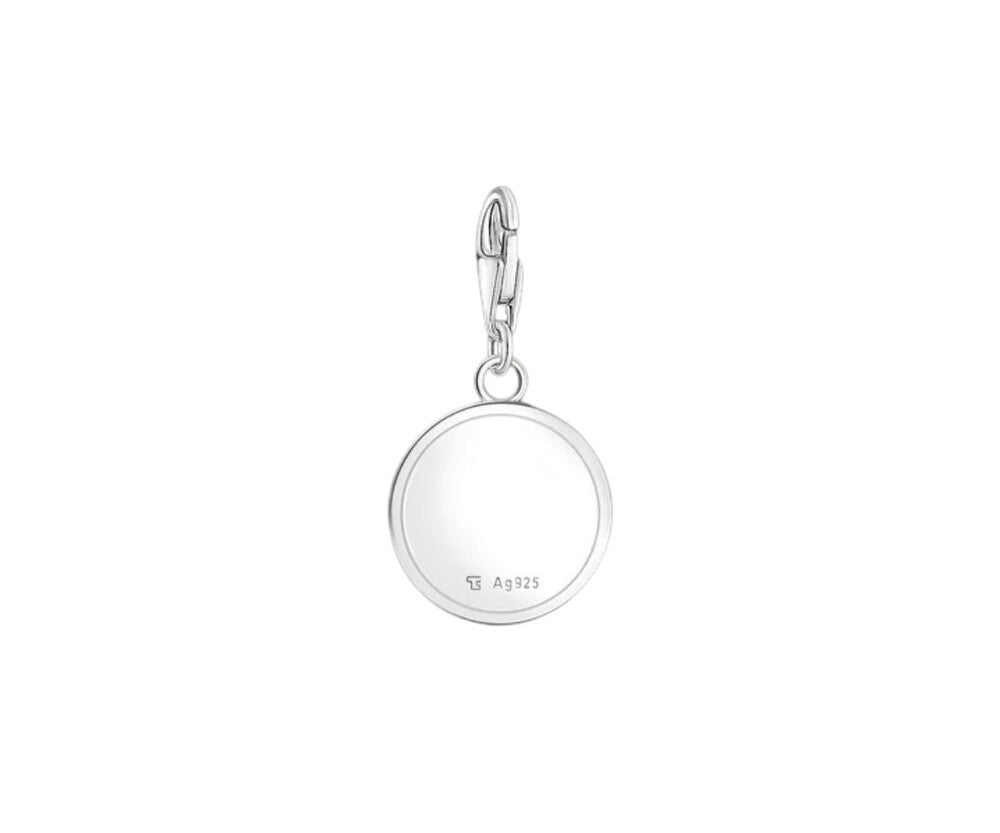 Thomas Sabo Charm Member Club - Charmista Coin Pendant - Violet & Silver