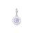 Thomas Sabo Charm Member Club - Charmista Coin Pendant - Violet & Silver