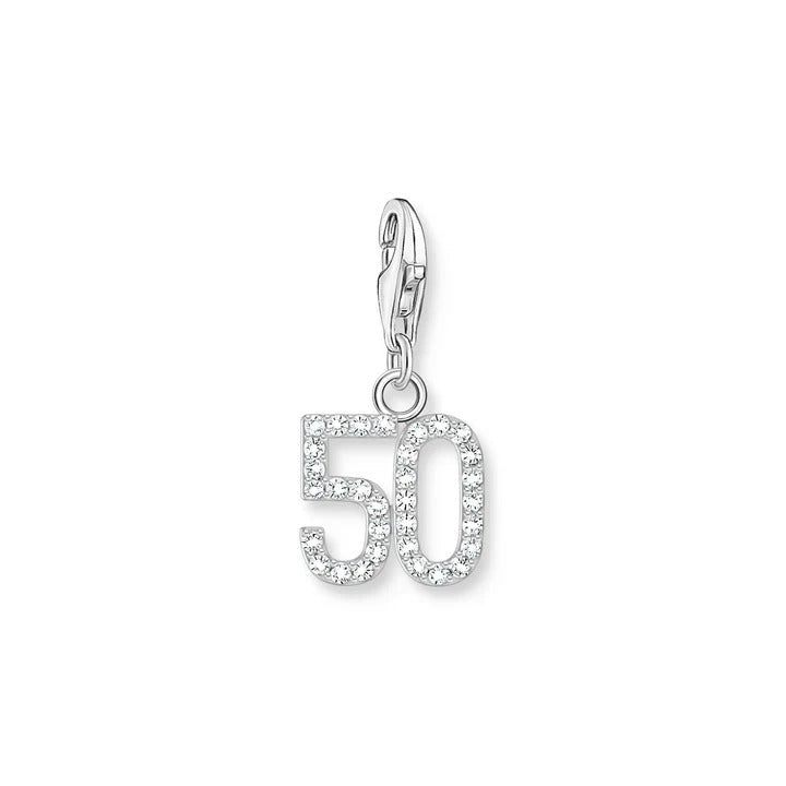 Thomas Sabo Charm Club - Number 50 Silver Pendant