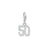 Thomas Sabo Charm Club - Number 50 Silver Pendant