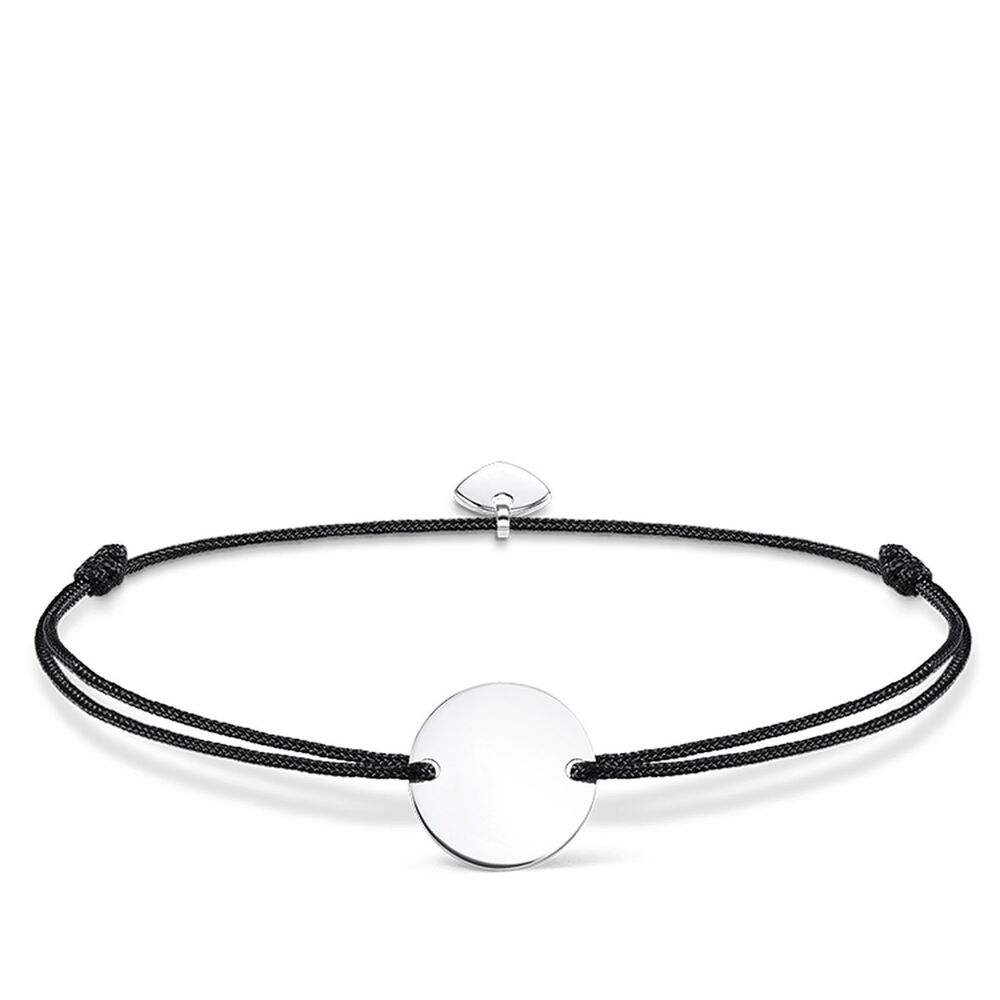 Thomas Sabo Little Secret - Disc Black & Silver Bracelet