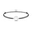 Thomas Sabo Little Secret - Black with Silver Paw Bracelet