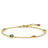 Thomas Sabo Bracelet - Colourful Stones Yellow Gold