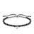 Thomas Sabo Charm Club - White Stone with Onyx Silver Bracelet