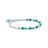 Thomas Sabo Charm Club - Charmista Chain Link Bracelet - Silver with Pearls & Malachite (14 - 17cm)