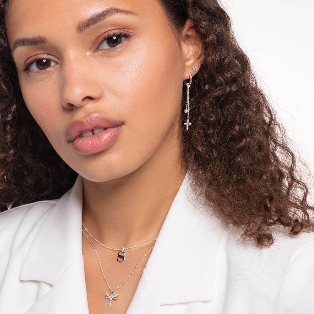 Thomas Sabo Charm Club - Single Hoop Classic Silver Earring 1.5cm