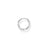 Thomas Sabo Charm Club - Single Hoop with Stones Silver Earring 1.4cm