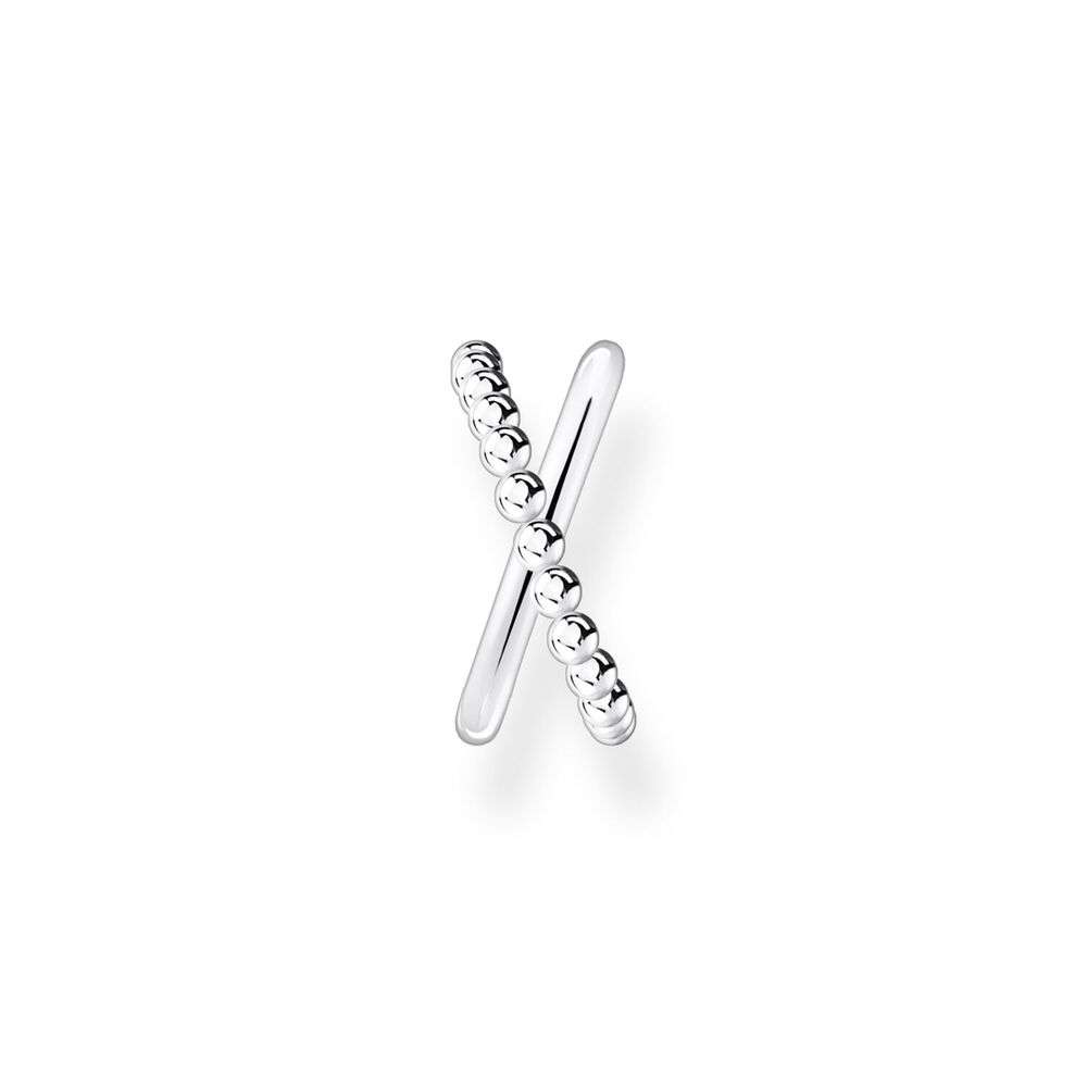Thomas Sabo Charm Club - Single Ear Cuff Dots Silver Earring