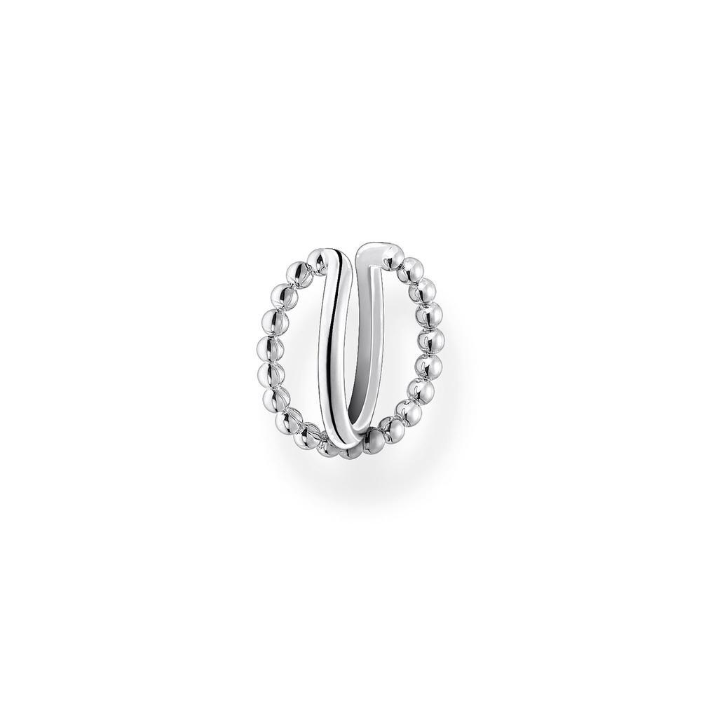 Thomas Sabo Charm Club - Single Ear Cuff Dots Silver Earring